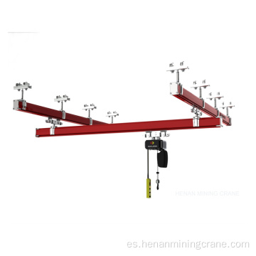 Pista ligera Free Standing Flexible Crane combinada combinada